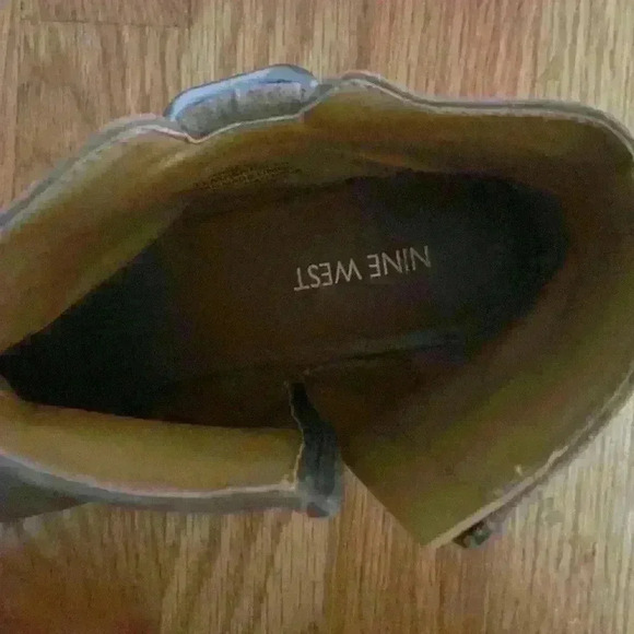 Nine West Willito Taupe Leather Tassel Ankle Bootie - Picture 8 of 11